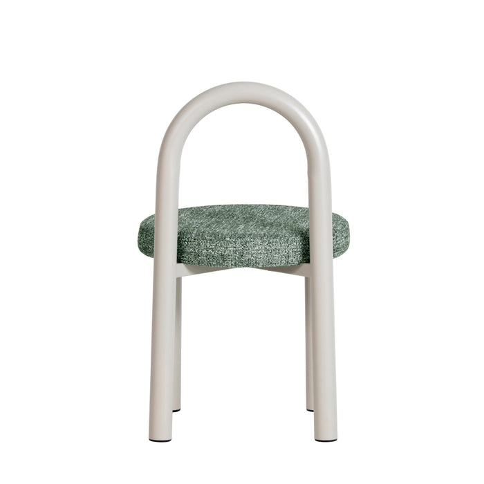 Set of 2 - Luzia Light Grey Dining Chair - Spring Green