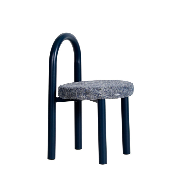 Set of 2 - Luzia Navy Dining Chair - Prussian Blue