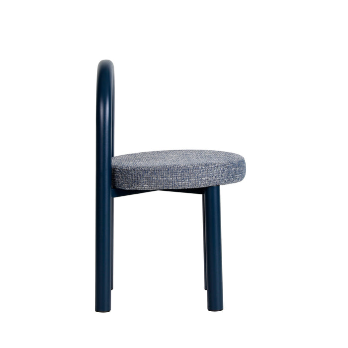 Set of 2 - Luzia Navy Dining Chair - Prussian Blue