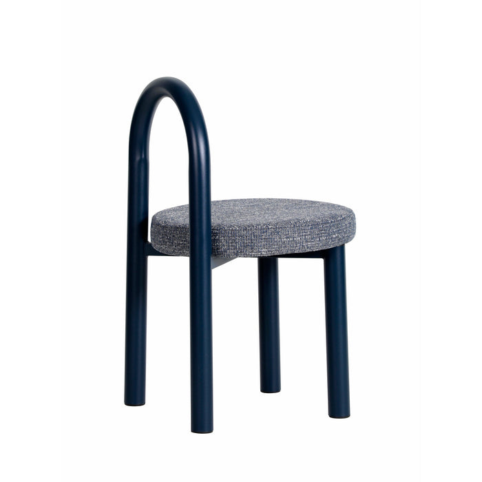 Set of 2 - Luzia Navy Dining Chair - Prussian Blue