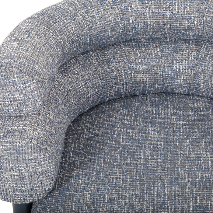Yara Navy Armchair - Prussian Blue