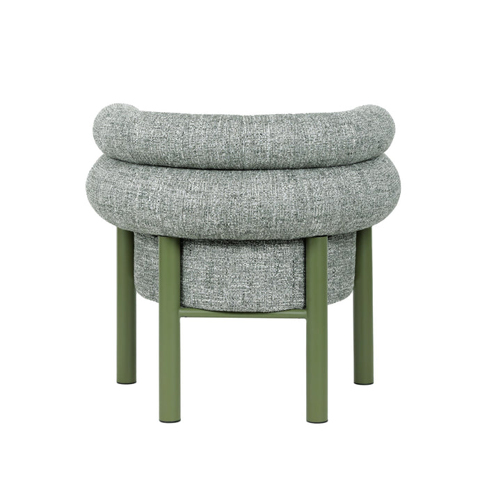 Yara Green Armchair - Spring Green