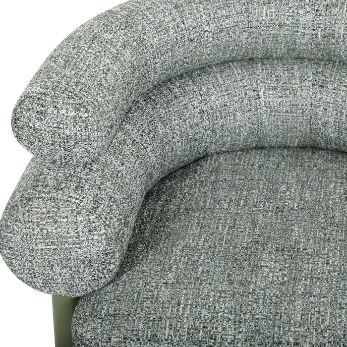 Yara Green Armchair - Spring Green