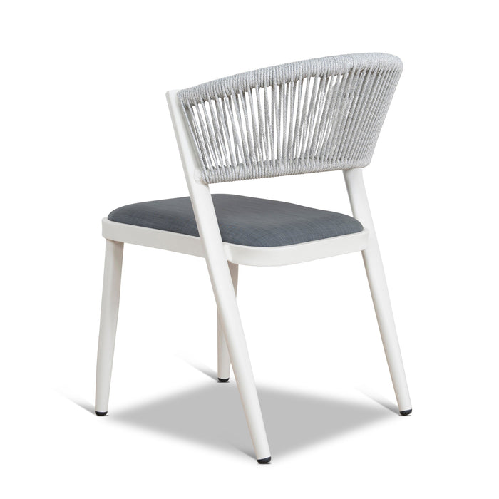 Sand White Outdoor Dining Chair - Grey (Set of 2)
