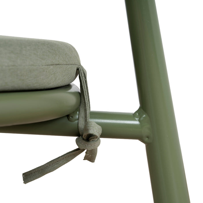 Set of 2 - Gonzalo Outdoor Dining Chair - Army Green