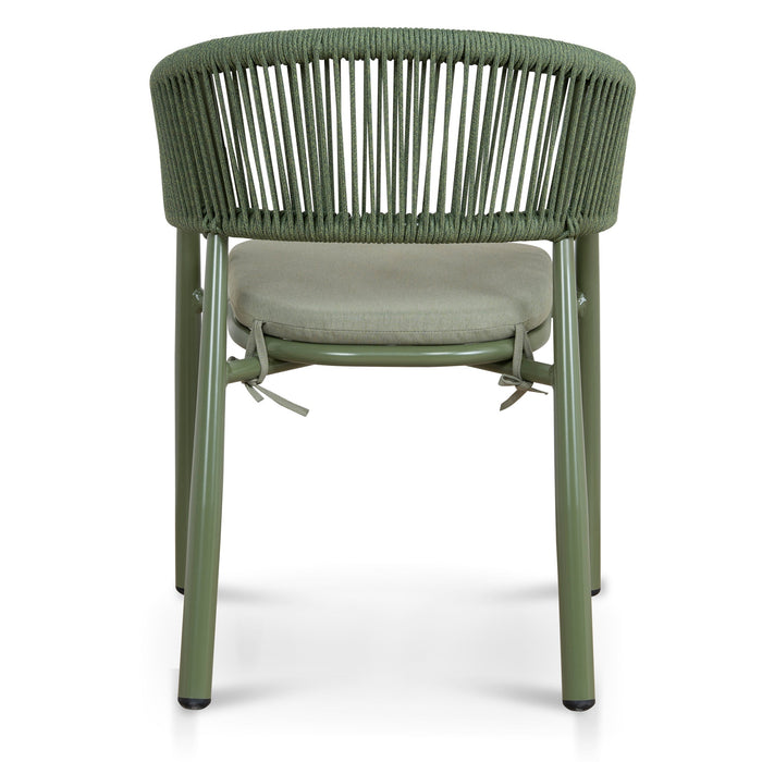 Outdoor Dining Chair - Army Green (Set of 2)