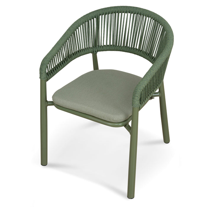 Outdoor Dining Chair - Army Green (Set of 2)