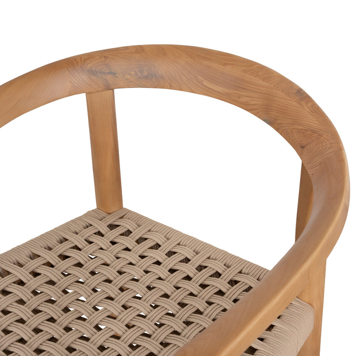 Set of 2 - Renley Natural Dining Chair - Naxos Latte Rope