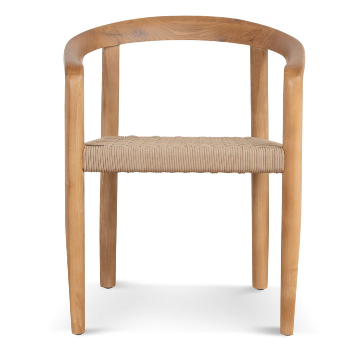 Set of 2 - Renley Natural Dining Chair - Naxos Latte Rope