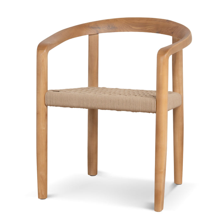 Set of 2 - Renley Natural Dining Chair - Naxos Latte Rope