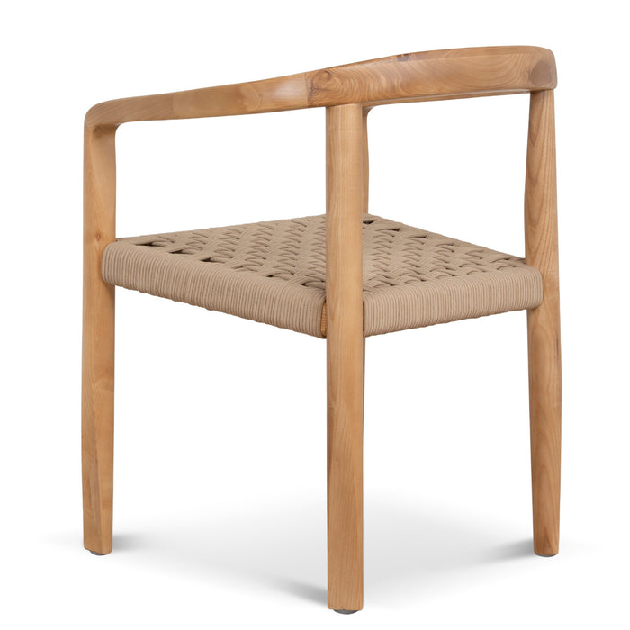 Natural Dining Chair - Naxos Latte Rope (Set of 2)