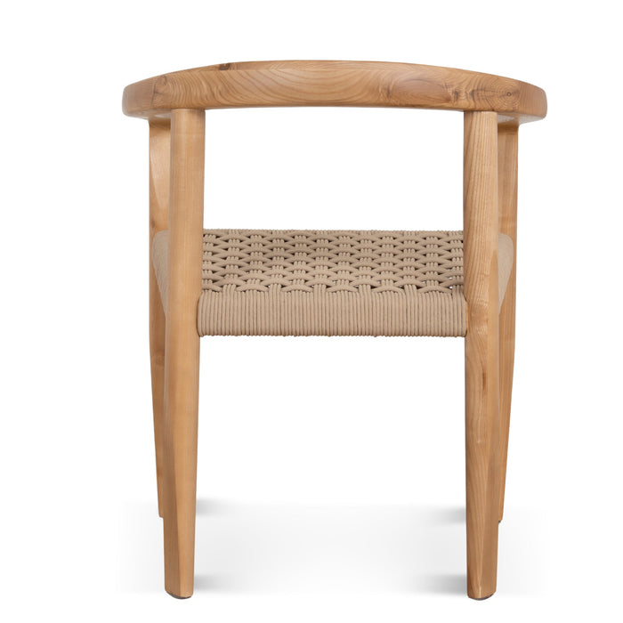 Set of 2 - Renley Natural Dining Chair - Naxos Latte Rope