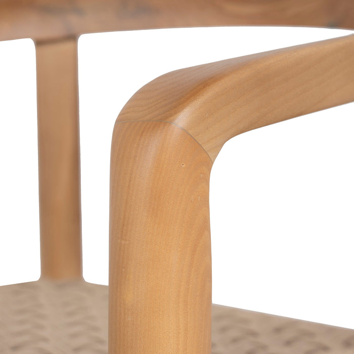 Set of 2 - Renley Natural Dining Chair - Naxos Latte Rope