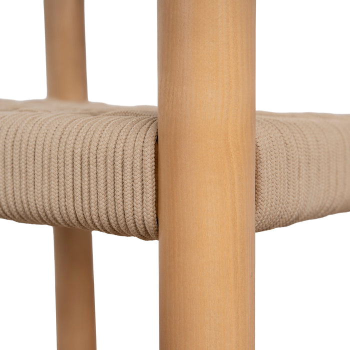 Set of 2 - Renley Natural Dining Chair - Naxos Latte Rope