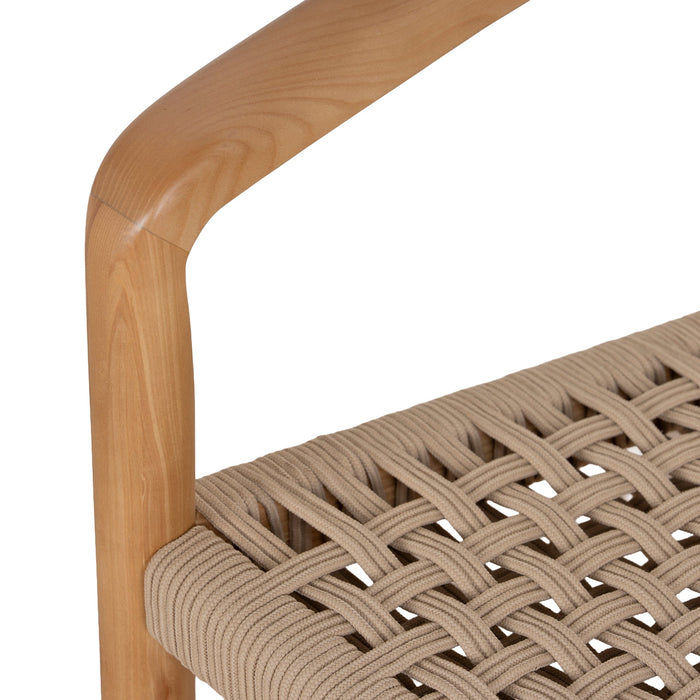 Set of 2 - Renley Natural Dining Chair - Naxos Latte Rope