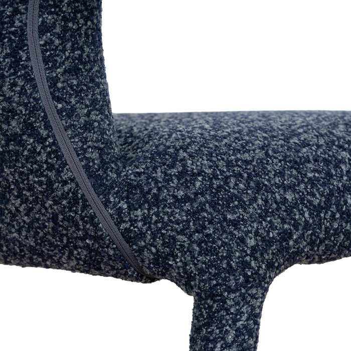 Set of 2 - Solenne Dining Chair - Midnight Blue