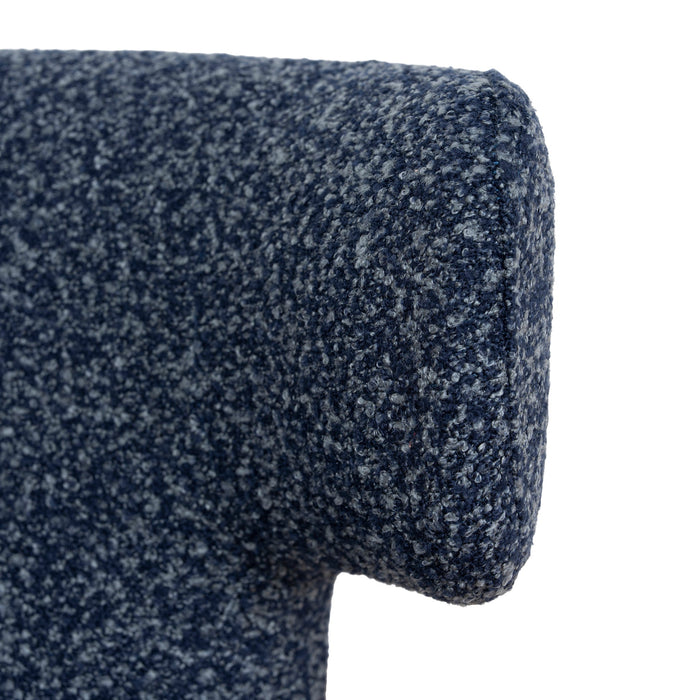 Set of 2 - Solenne Dining Chair - Midnight Blue