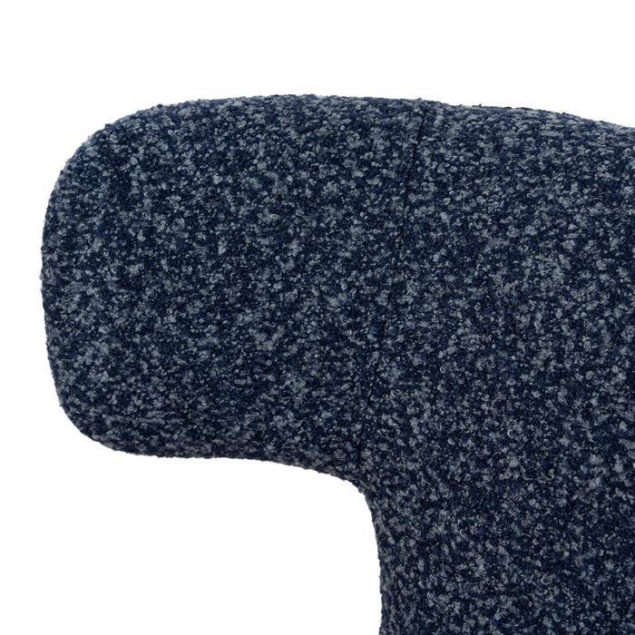 Set of 2 - Solenne Dining Chair - Midnight Blue