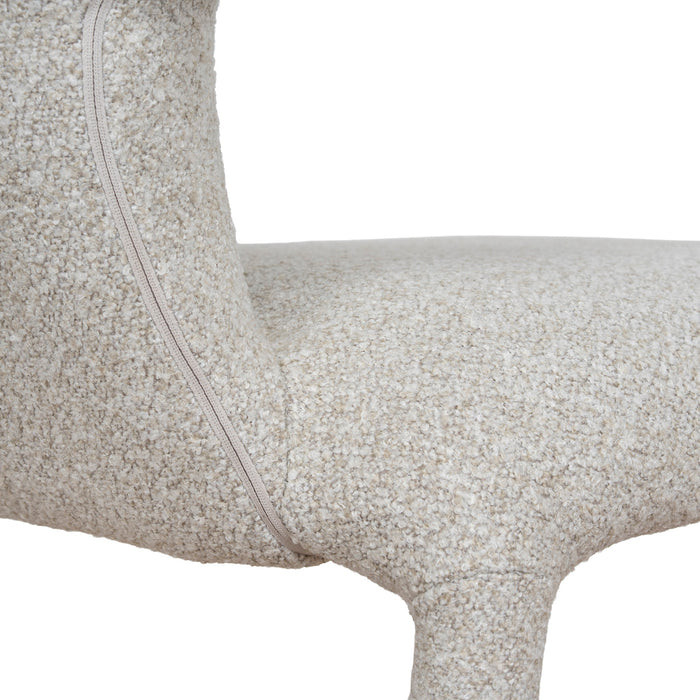Set of 2 - Solenne Dining Chair - Oatmeal Beige