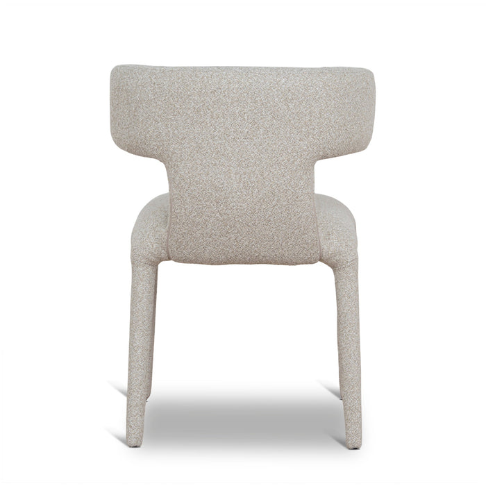 Set of 2 - Solenne Dining Chair - Oatmeal Beige