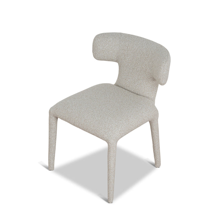 Set of 2 - Solenne Dining Chair - Oatmeal Beige