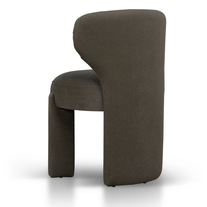 Cory Fabric Dining Chair - Dark Moss Green