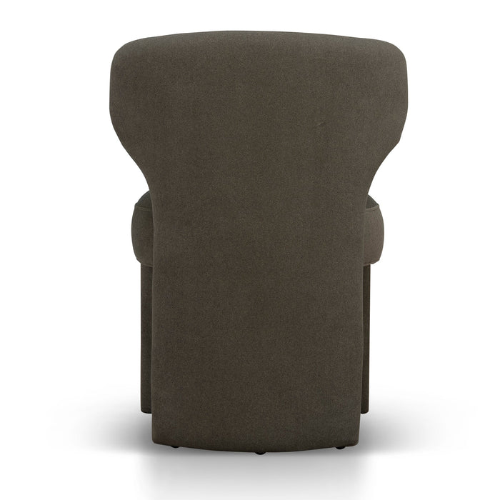 Cory Fabric Dining Chair - Dark Moss Green