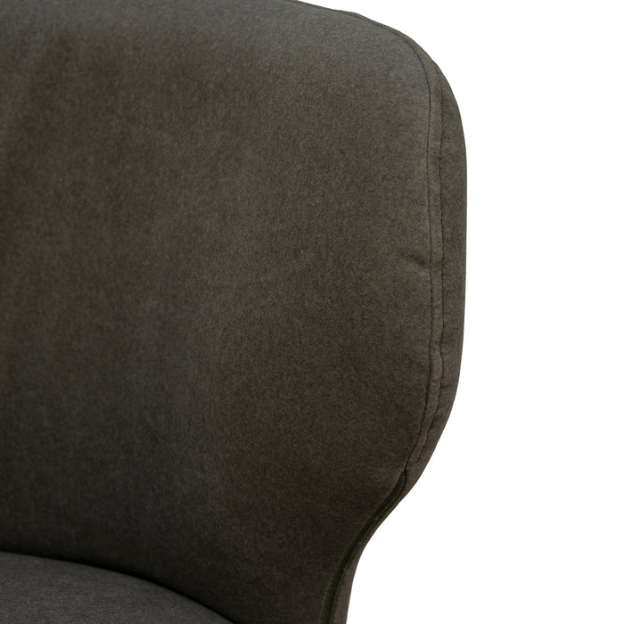 Cory Fabric Dining Chair - Dark Moss Green