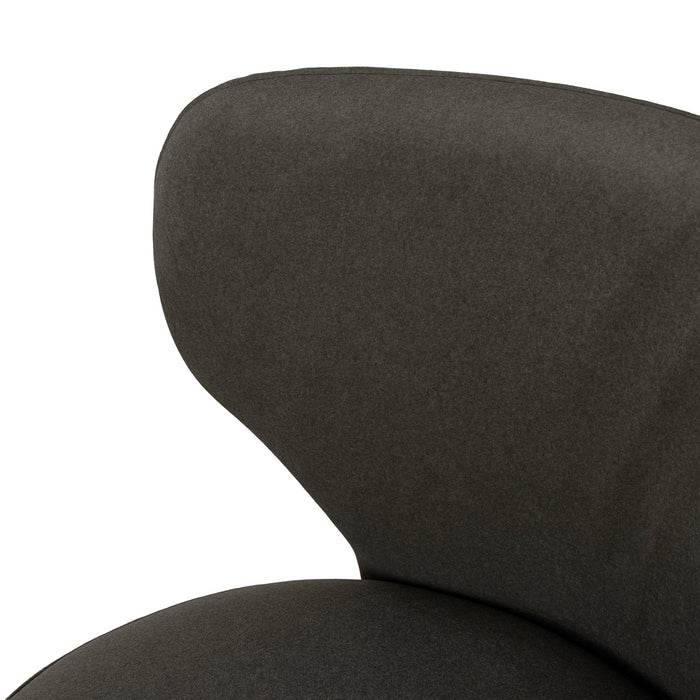 Cory Fabric Dining Chair - Dark Moss Green