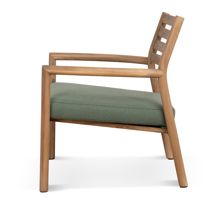 Albinor Outdoor Lounge Chair - Royal Stone Green
