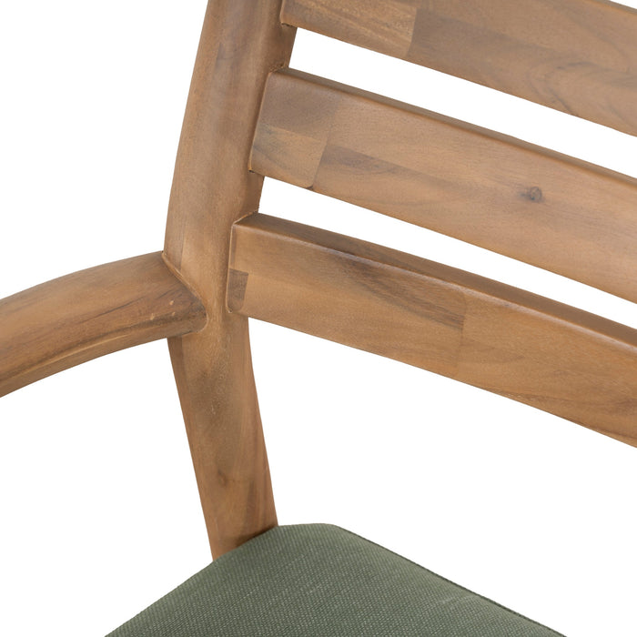 Albinor Outdoor Lounge Chair - Royal Stone Green