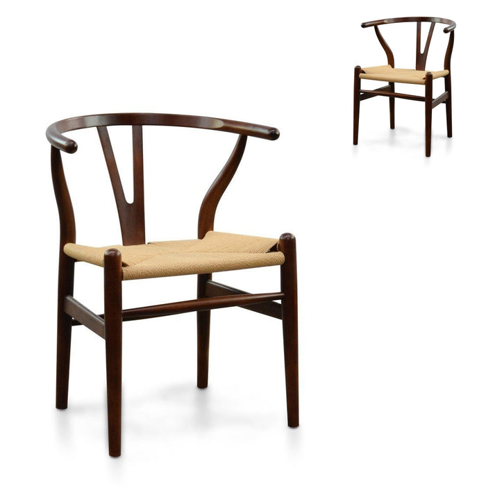 CDC124 Dining Chair - Walnut (Set of 2)