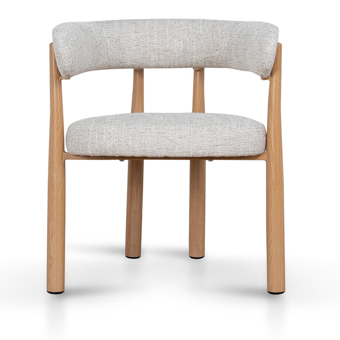 Set of 2 - Delvaux Natural Dining Chair - Kalunfu Beige