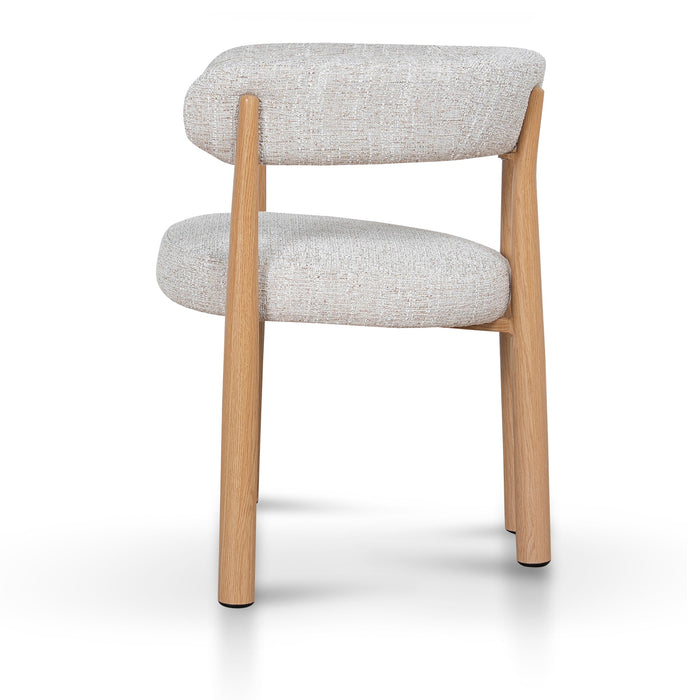Set of 2 - Delvaux Natural Dining Chair - Kalunfu Beige
