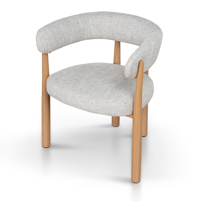 Set of 2 - Delvaux Natural Dining Chair - Kalunfu Beige