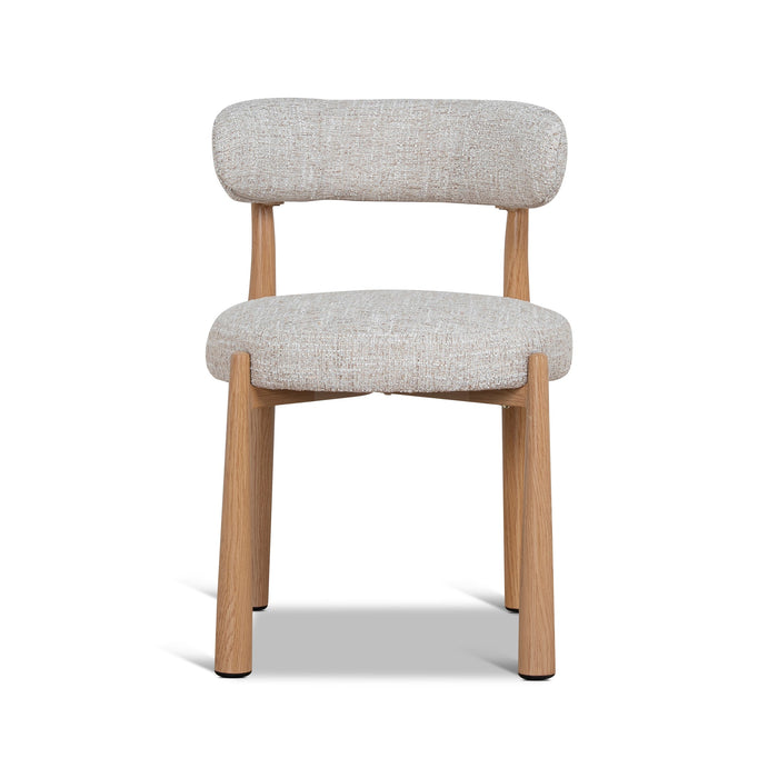 Natural Dining Chair - Pale Beige (Set of 2)