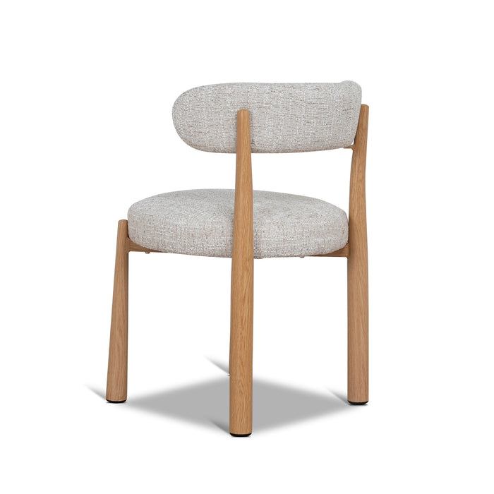 Set of 2 - Olaria Natural Dining Chair - Pale Beige