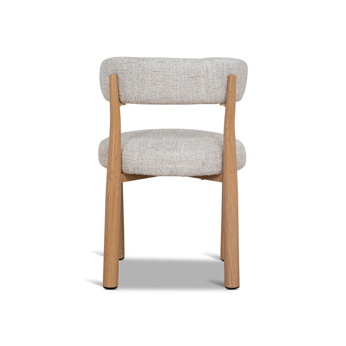 Set of 2 - Olaria Natural Dining Chair - Pale Beige