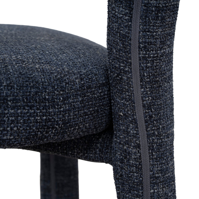 Set of 2 - Soreta Blue Sand Dining Chair - Moss Navy