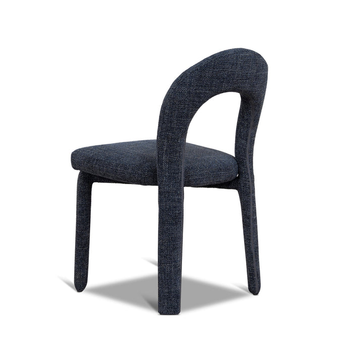 Set of 2 - Soreta Blue Sand Dining Chair - Moss Navy