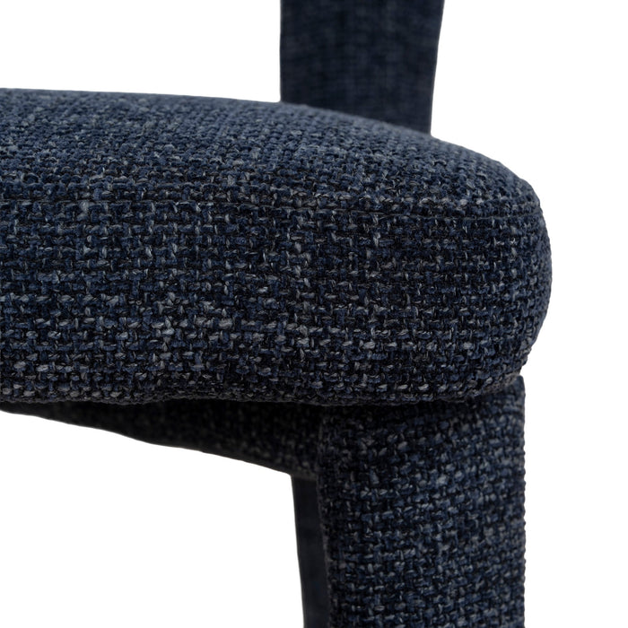 Set of 2 - Soreta Blue Sand Dining Chair - Moss Navy