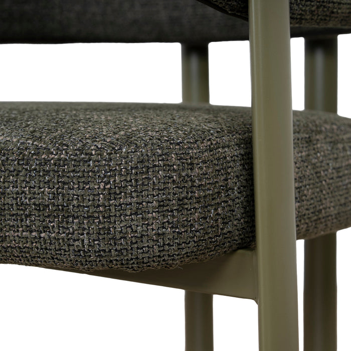 Set of 2 - Elvika Green Dining Chair - Kaitoke Green