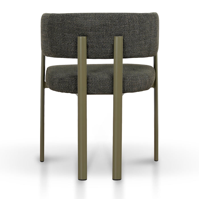 Set of 2 - Elvika Green Dining Chair - Kaitoke Green