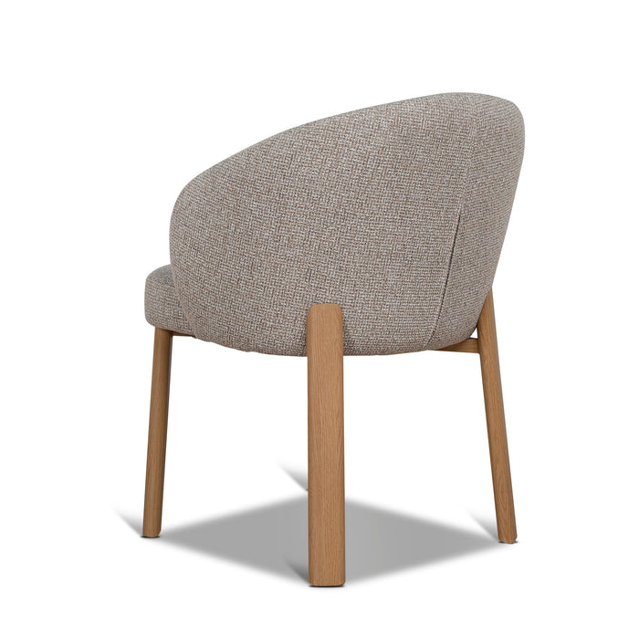 Set of 2 - Elverum Natural Dining Chair - Verona Sand Weave