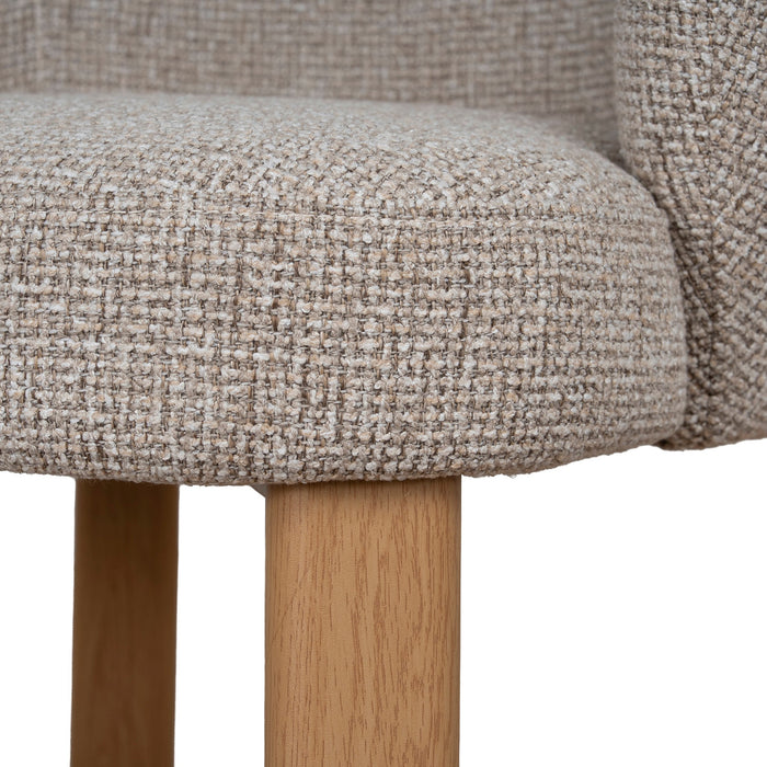 Set of 2 - Elverum Natural Dining Chair - Verona Sand Weave