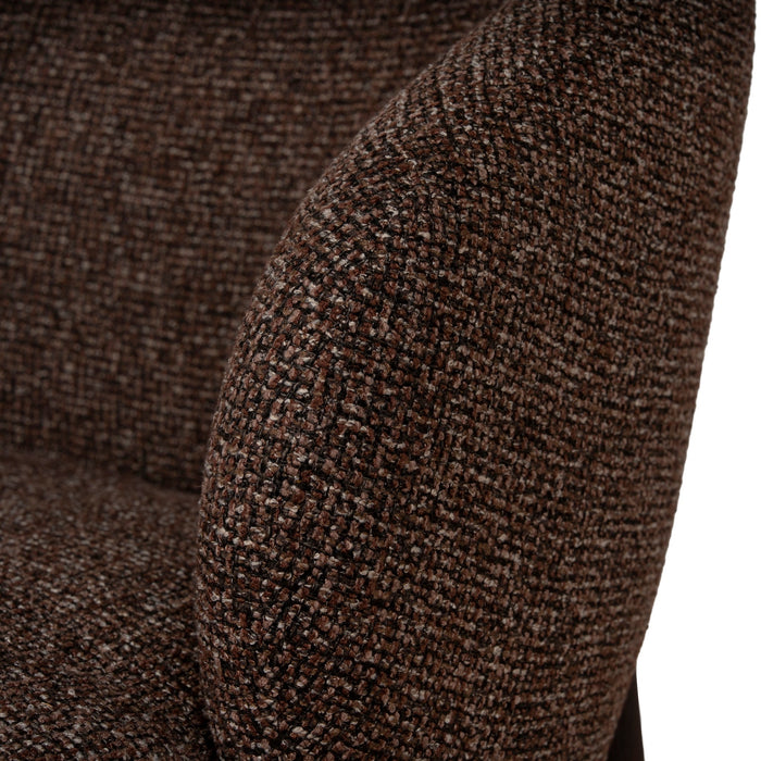 Set of 2 - Elverum Walnut Dining Chair - Verona Cinnamon Weave