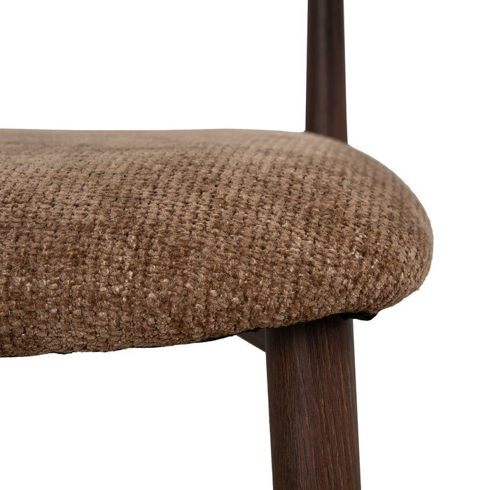Set of 2 - Dirvyn Walnut Dining Chair - Lila Nutmeg