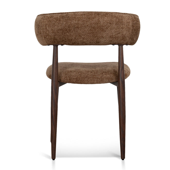 Set of 2 - Dirvyn Walnut Dining Chair - Lila Nutmeg