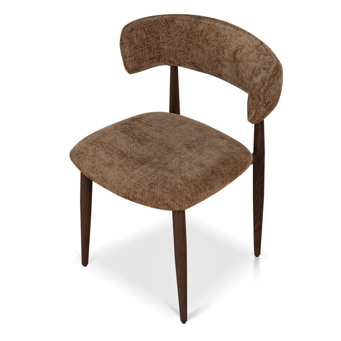 Set of 2 - Dirvyn Walnut Dining Chair - Lila Nutmeg
