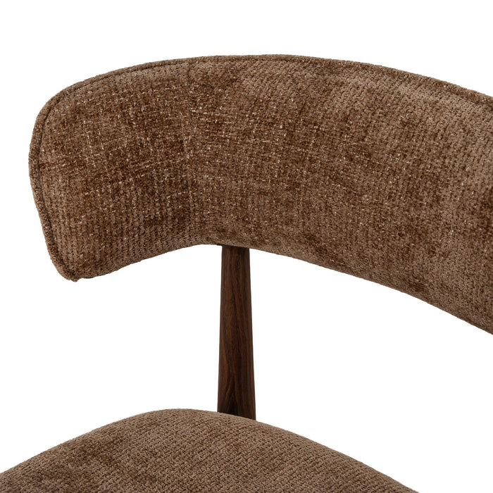 Set of 2 - Dirvyn Walnut Dining Chair - Lila Nutmeg